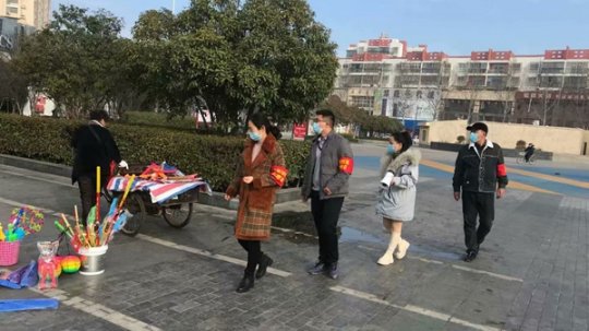 蒙城縣城關(guān)街道御園社區(qū)禁放孔明燈宣傳活動(dòng)